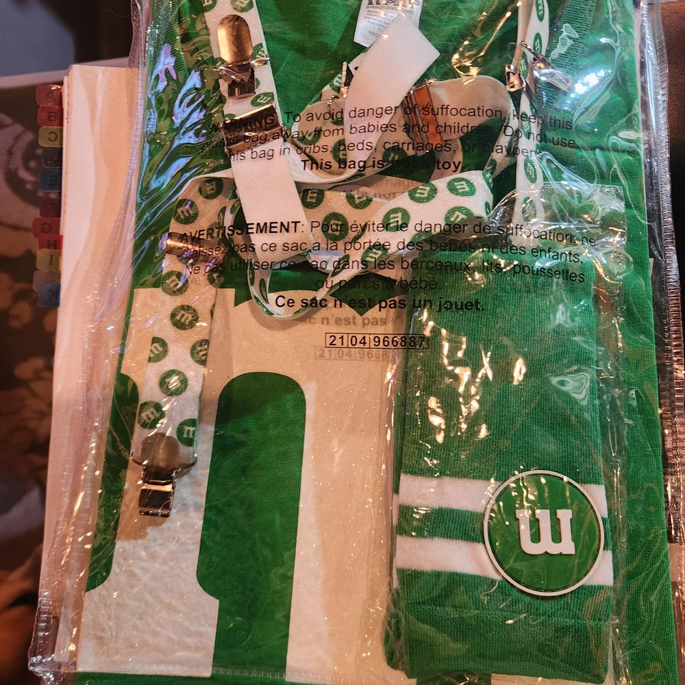 Spirit Green M&M's Costume Kit with Headband - Picture 4 of 5